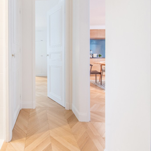 Parquet massif en point de Hongrie 