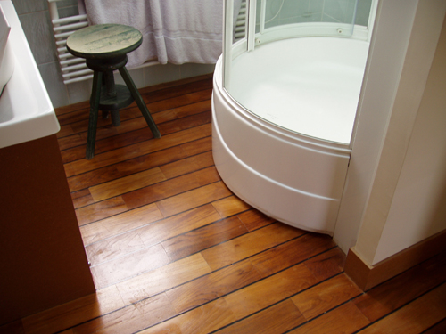 Plancher Pont de bateau pour salle de bain